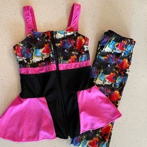 REVOLUTION DANCEWEAR HIP HOP TWO PIECE COSTUME